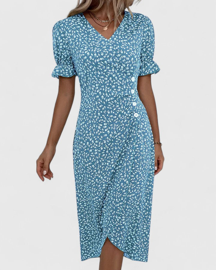 Katrina | A-Line Midi Summer Dress