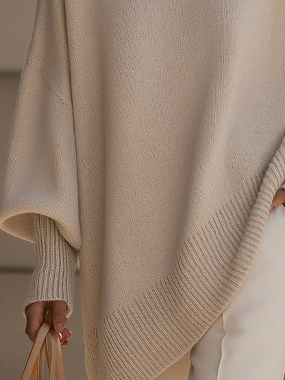 Draped poncho shown from another angle