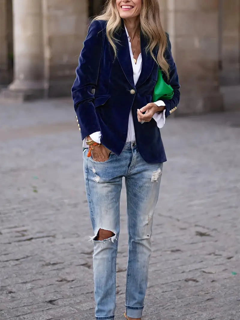 Vossvik | Fitted Single-Button Tailored Blazer