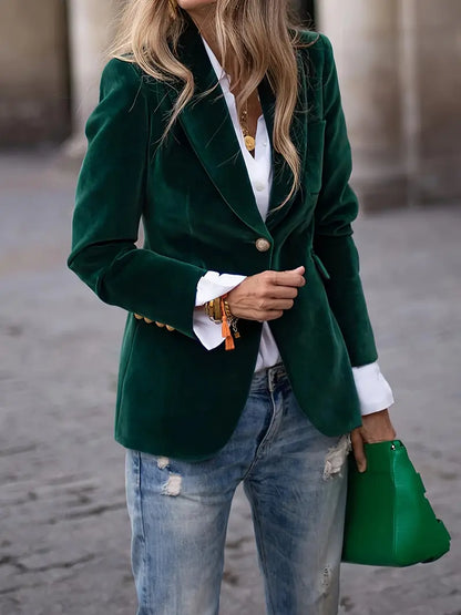 Vossvik | Fitted Single-Button Tailored Blazer