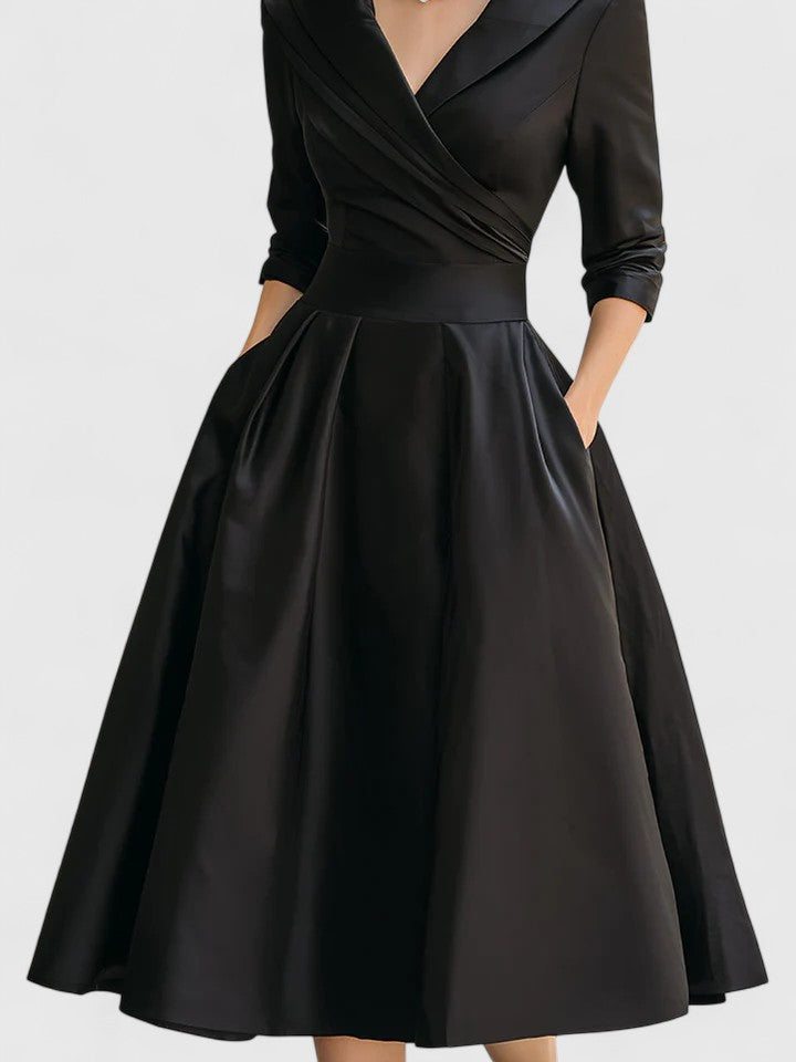 Evelyn | Pocket Midi Dress