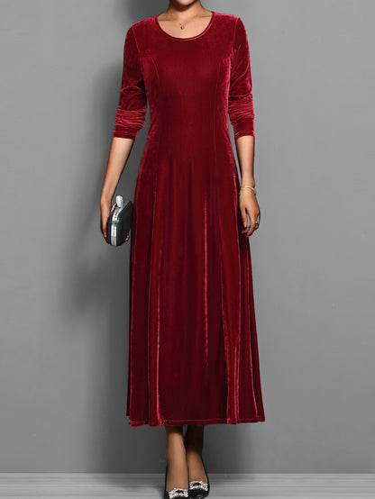 Adelheid | Soft A-Line Velvet Dress