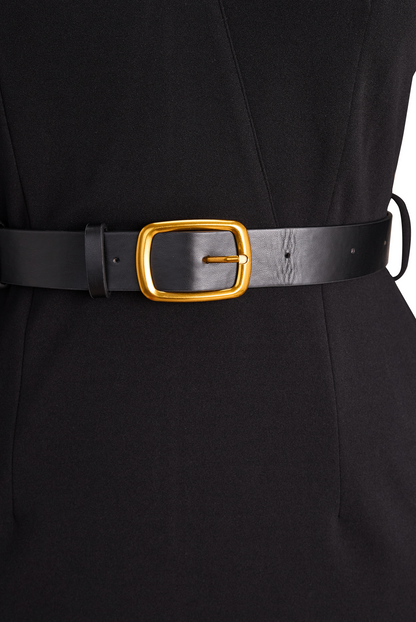 Maeve | Belted Wrap Midi Dress