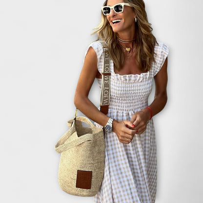 Nora | Ruffle-Sleeve Maxi Dress