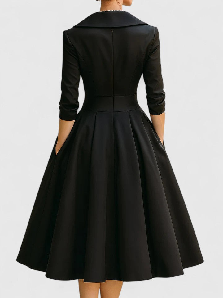 Evelyn | Pocket Midi Dress