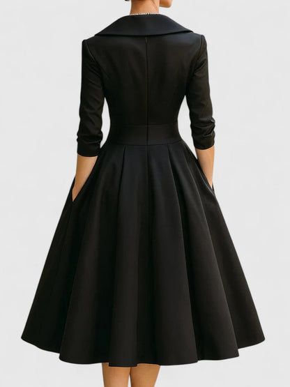Evelyn | Pocket Midi Dress