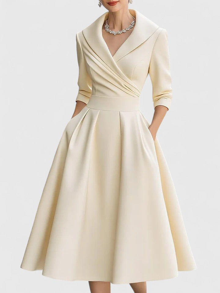 Evelyn | Pocket Midi Dress