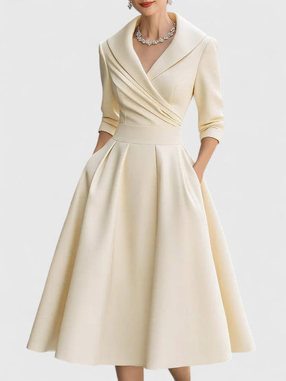 Evelyn | Pocket Midi Dress