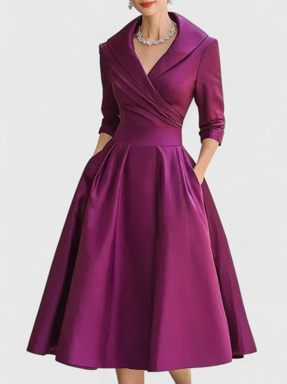 Evelyn | Pocket Midi Dress