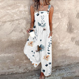 Mireia | Sleeveless Floral Jumpsuit