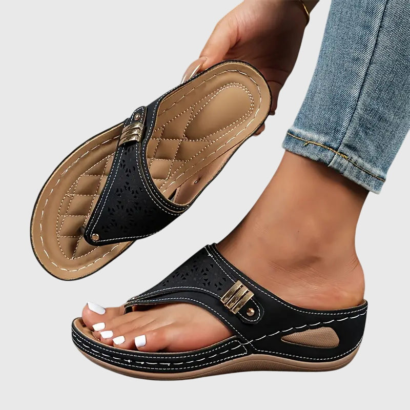 Maëva | Slip-On Wedge Sandals