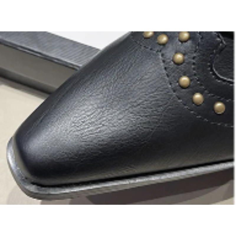 Malin | Studded Mid-Heel Western Boots