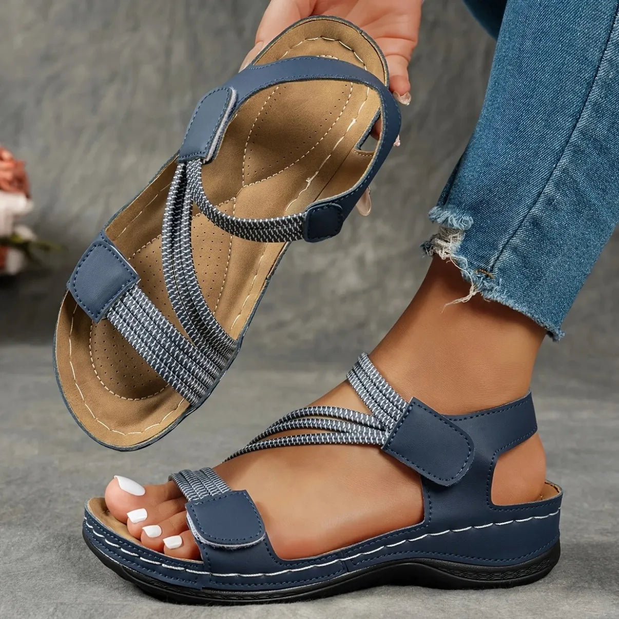 Priya | Adjustable Open-Toe Sandals