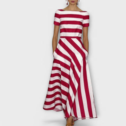 Maya | Striped Maxi Dress