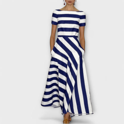 Maya | Striped Maxi Dress