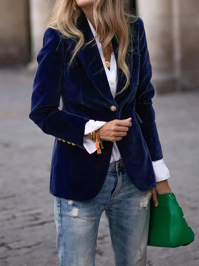 Vossvik | Fitted Single-Button Tailored Blazer
