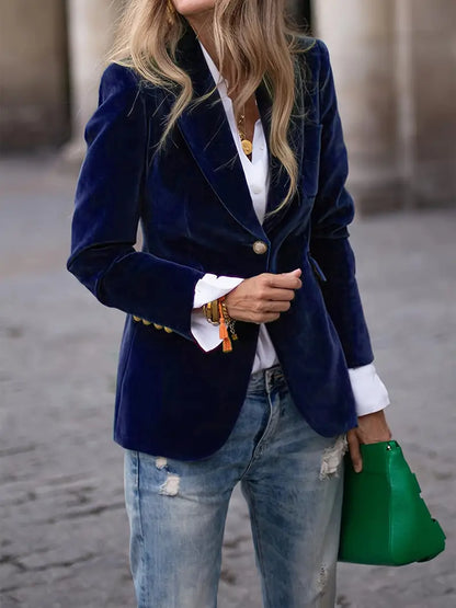 Vossvik | Fitted Single-Button Tailored Blazer