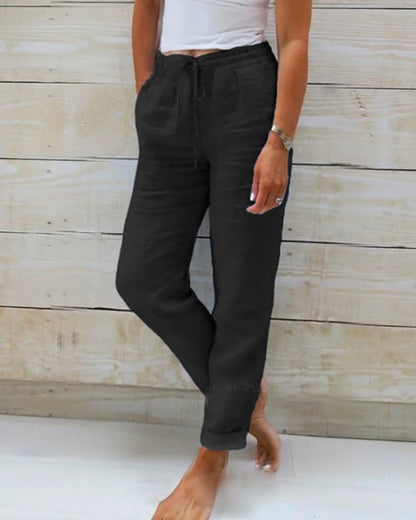 Manon | Tapered Drawstring Pants