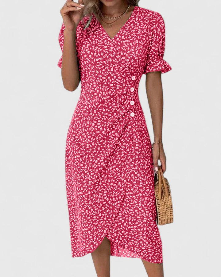 Katrina | A-Line Midi Summer Dress