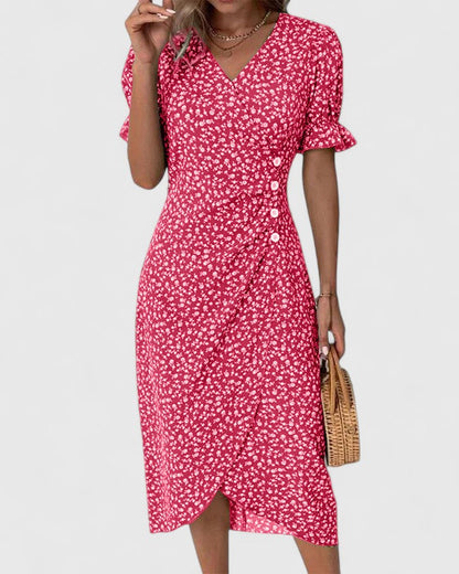 Katrina | A-Line Midi Summer Dress