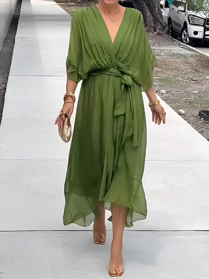 Liora | Wrap Midi Dress