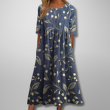Giselle | Floral Summer Midi Dress