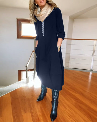 Roosmarijn | Tailored Smoothing Autumn Dress