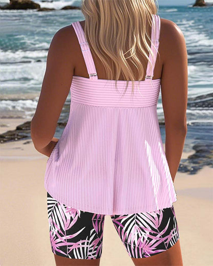 Marceline | Printed Tankini Set
