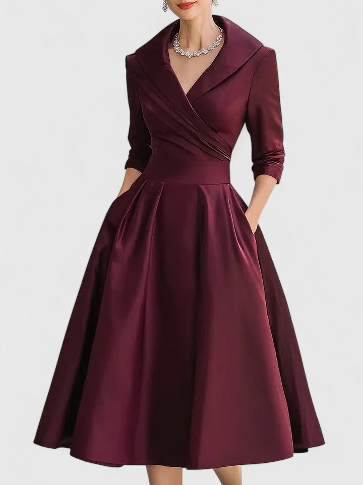 Evelyn | Pocket Midi Dress