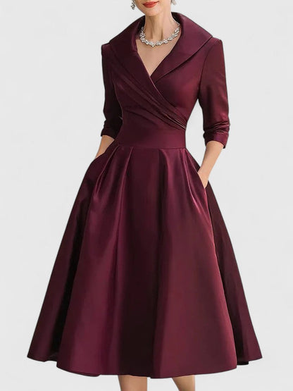 Evelyn | Pocket Midi Dress