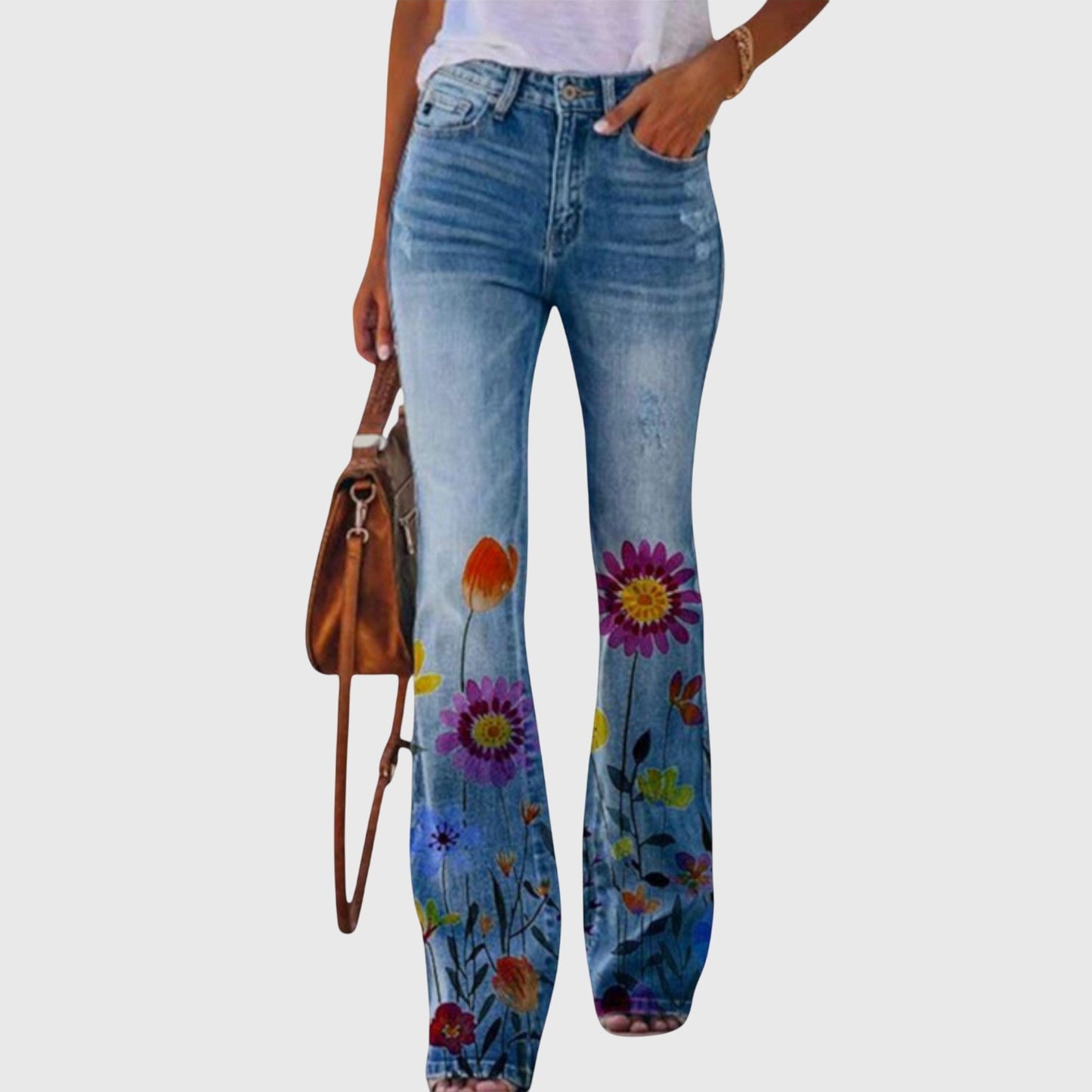 Coralie | Floral Wide Leg Pants