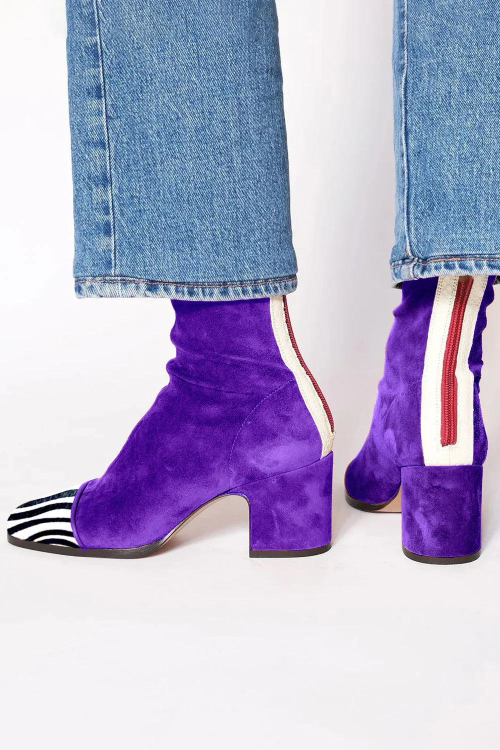 Bexley | Square-Toe Block Heel Boots