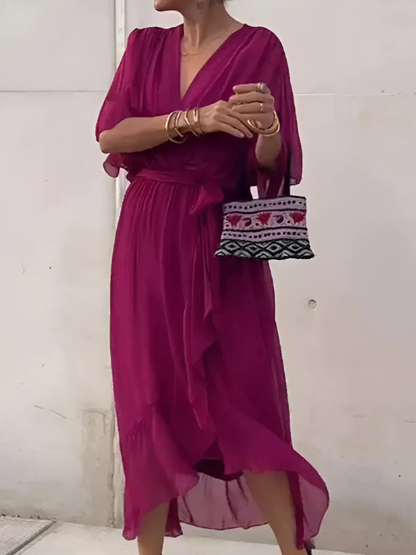 Liora | Wrap Midi Dress