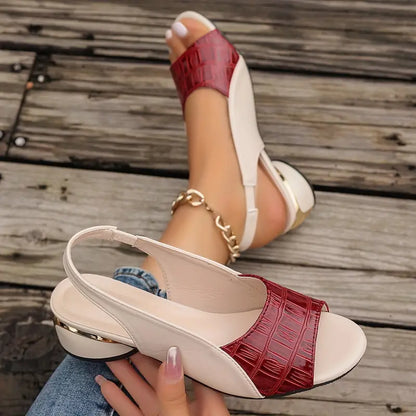 Rosemarie | Slingback Block Heel Sandals