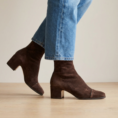 Bexley | Square-Toe Block Heel Boots