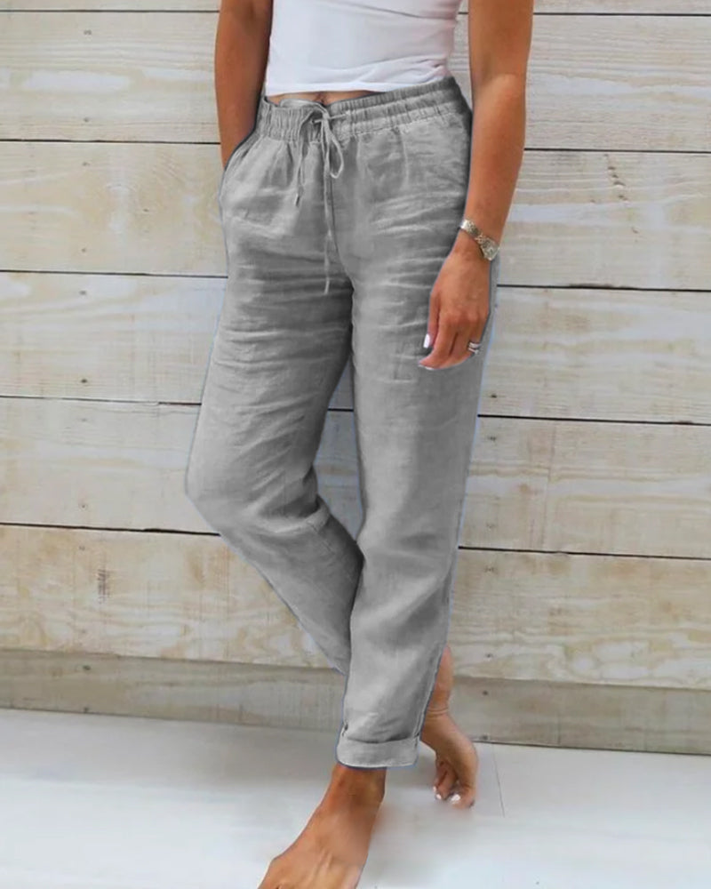 Manon | Tapered Drawstring Pants