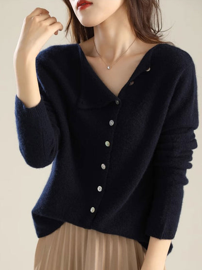 Roosje | Draped Open-Front Cardigan