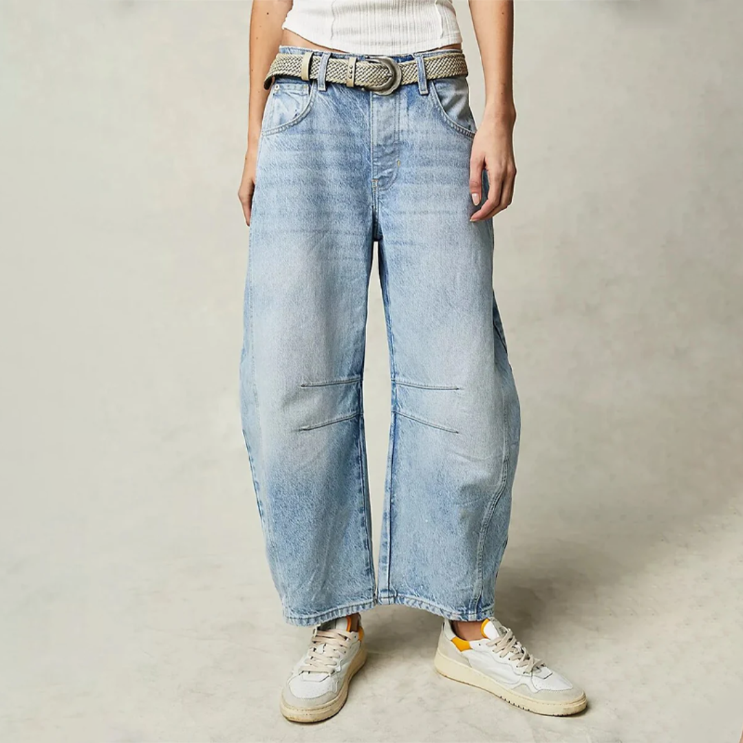 Saskia | Relaxed Wide Leg Jeans