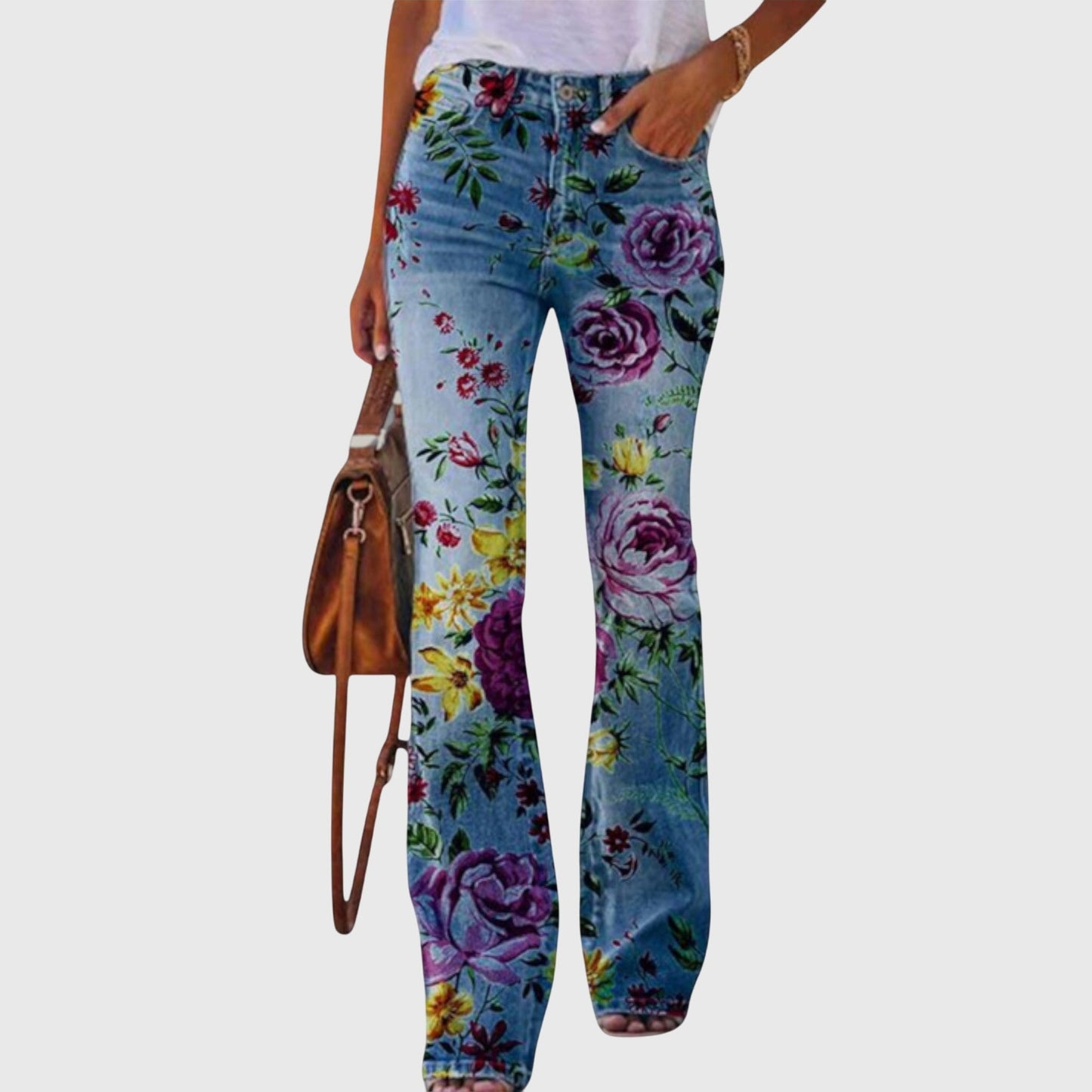 Coralie | Floral Wide Leg Pants