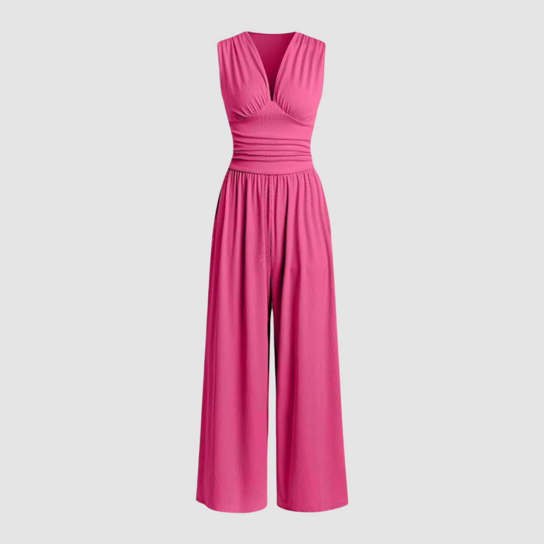 Dorothy | Stretch Wide Leg Jumpsuit
