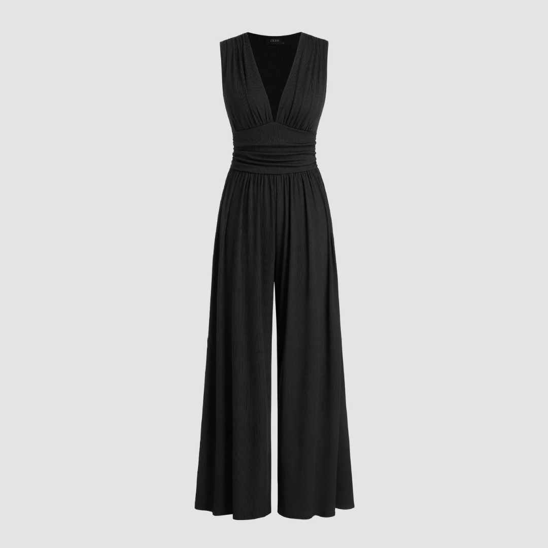 Dorothy | Stretch Wide Leg Jumpsuit