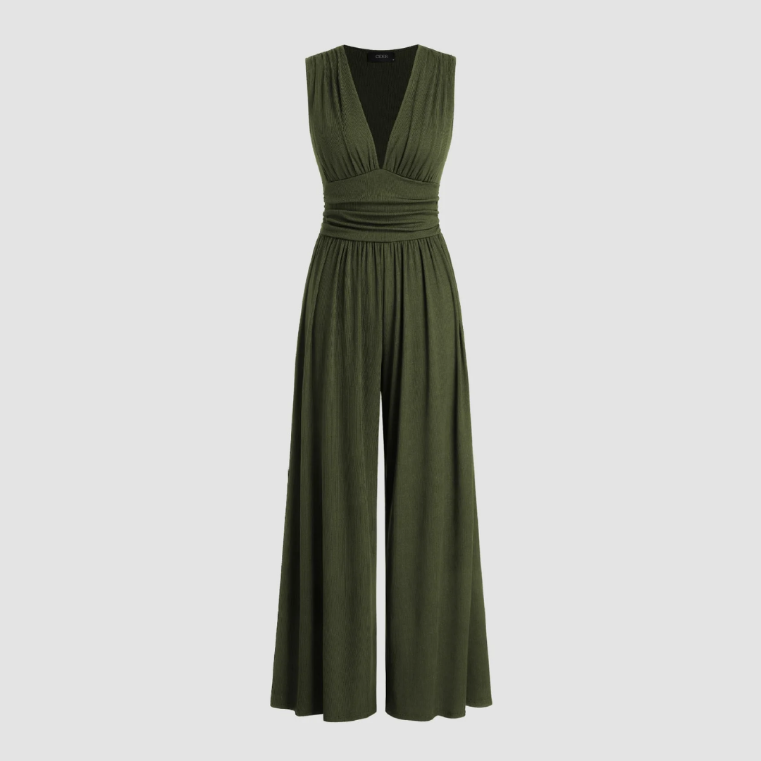 Dorothy | Stretch Wide Leg Jumpsuit