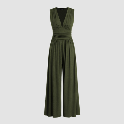 Dorothy | Stretch Wide Leg Jumpsuit