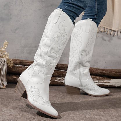 Presley | Knee-High Cowboy Boots