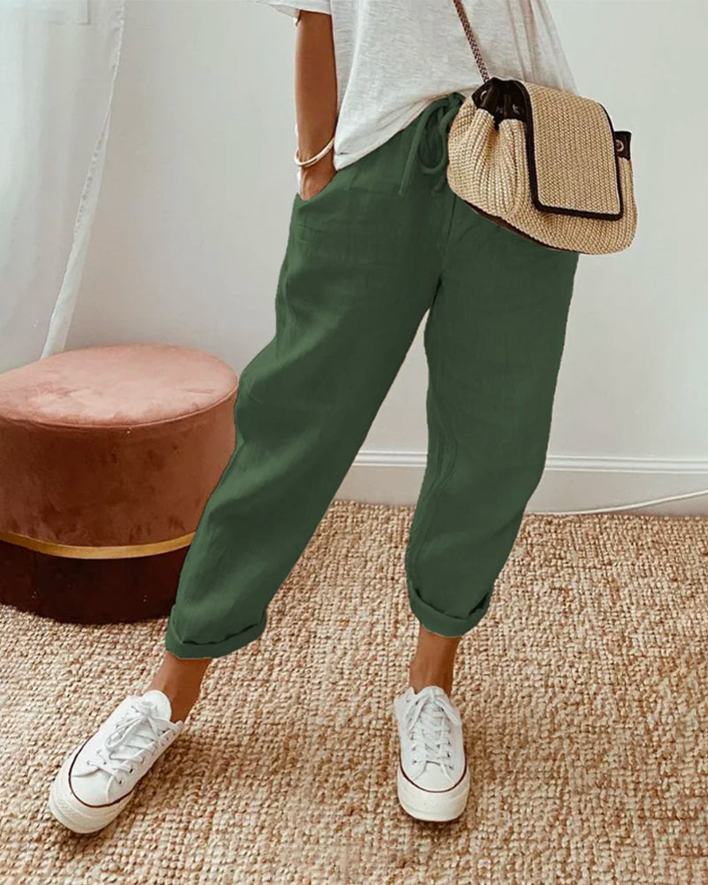 Remy | High-Waisted Straight Leg Pants