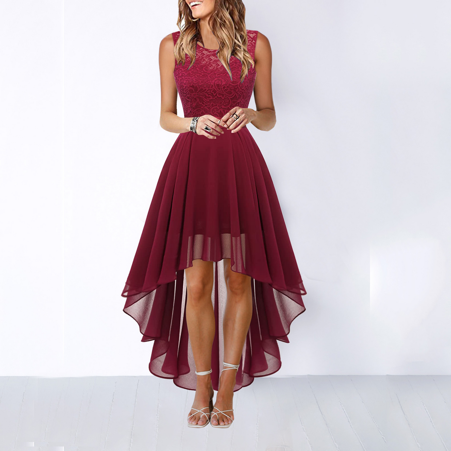 Marceline | High-Low Wedding Guest Dress
