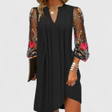 Donna | Sheer Sleeve Mini Dress