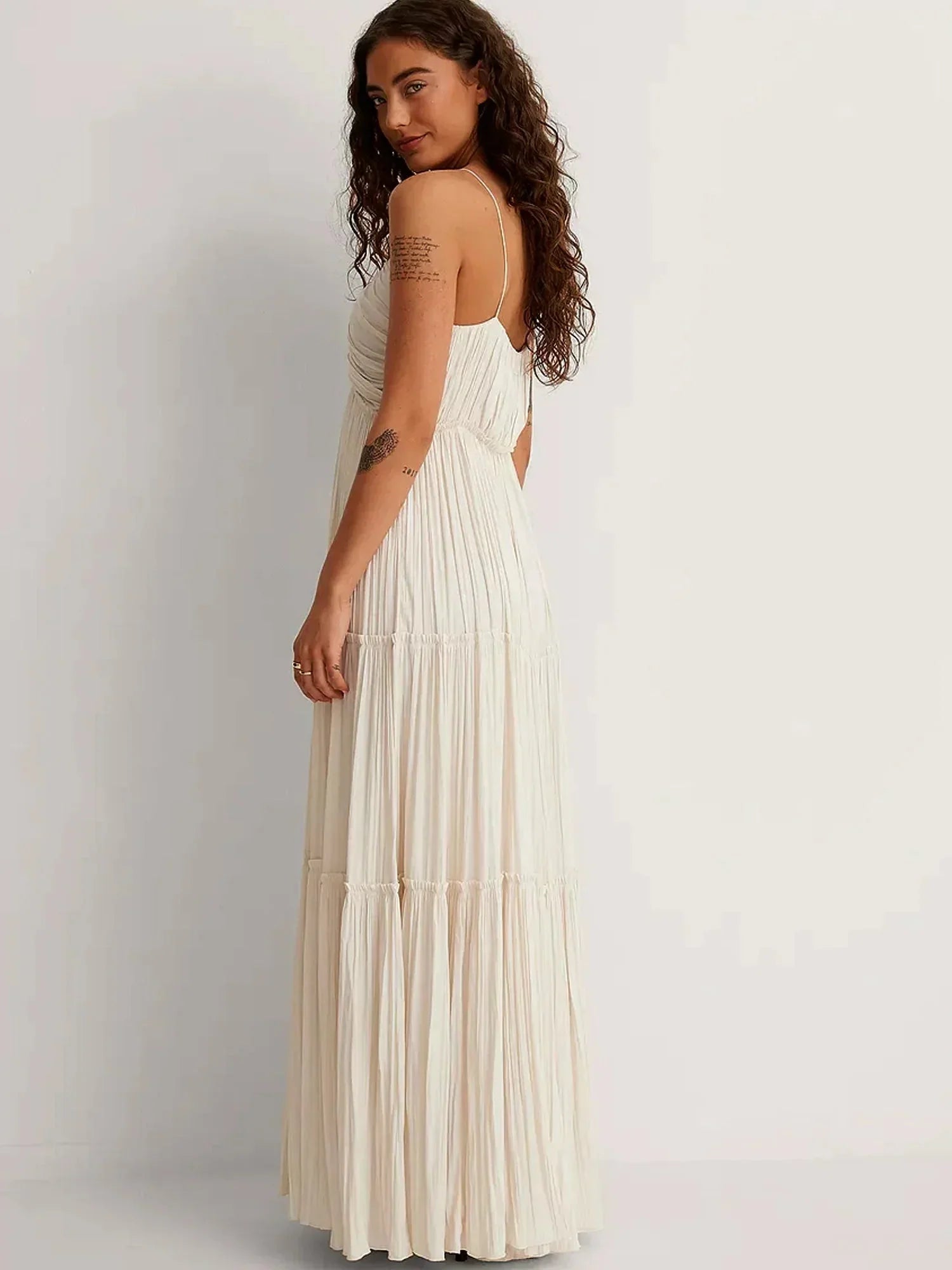 Lina | Cascade Maxi Dress