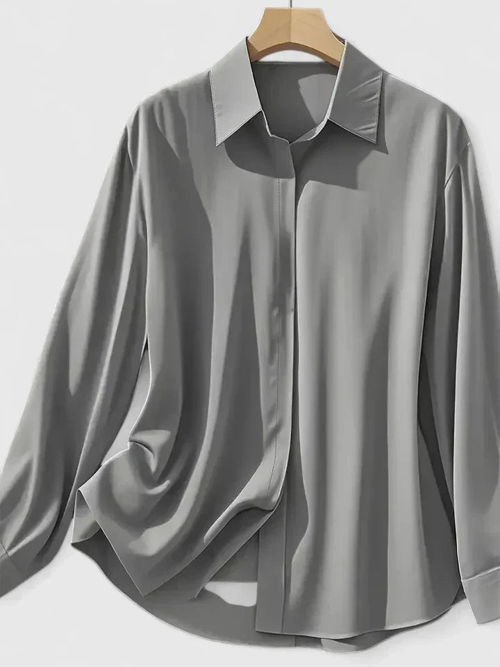 Marlowe | Hidden Button Blouse