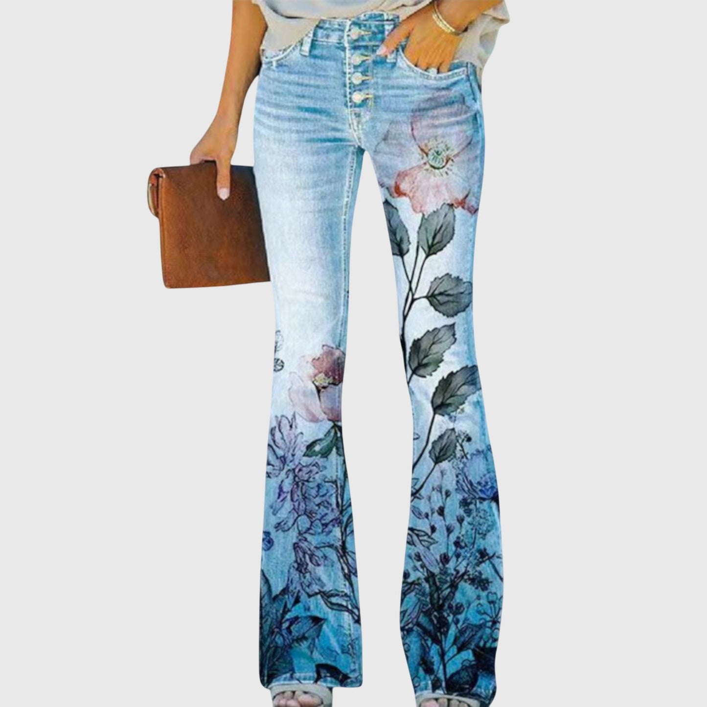 Coralie | Floral Wide Leg Pants